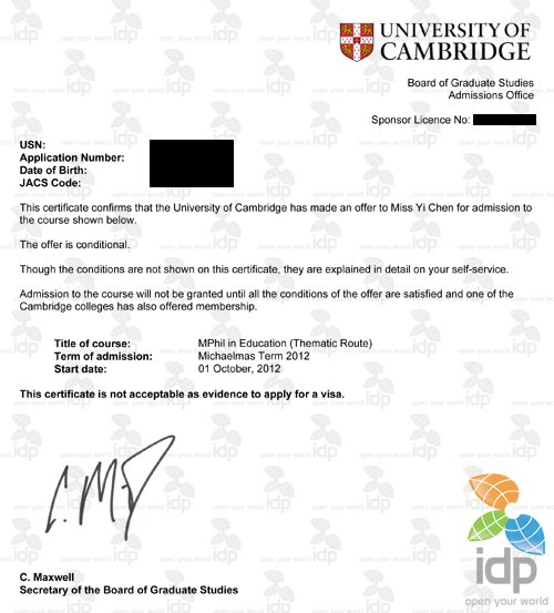 录取学校:剑桥大学,mphil advanced chemical engineering专业