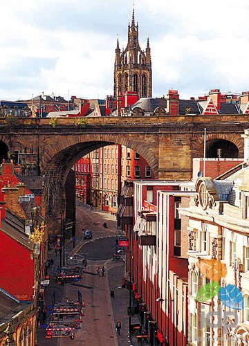 纽卡斯尔 英格兰小镇的古老风情